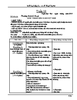 Kê hoạch dạy học môn Mĩ thuật lớp 4, học kì II năm 2010