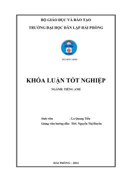 Khóa luận A consideration of hand gesture in different cultures