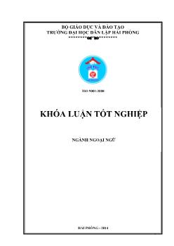 Khóa luận An English-Vietnamese cross-cultural communication study on using addressing form and its potential culture shock
