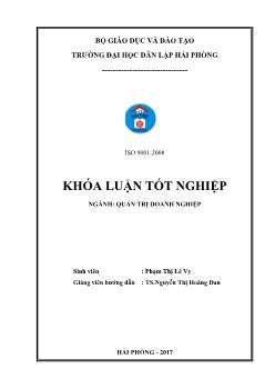Khóa luận Nâng cao năng lực cạnh tranh của Công ty TNHH Quảng Thành Việt Nam