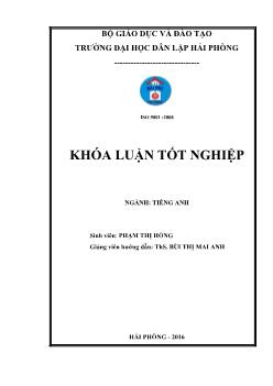 Khóa luận Vietnamese translation of idioms in love story by erich segal