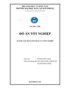 Đồ án Thiết kế và tổ chức nhà chung cư Vạn Mỹ - P.Tân Tạo – Q.Bình Tân – TP.Hồ Chí Minh