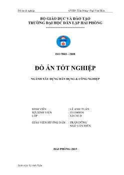 Đồ án Tòa nhà 9 tầng, tổ hợp văn phòng, ngã 5 sân bay Cát Bi