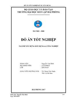 Đồ án Trụ sở làm việc công ty nông nghiệp Hải Dương - TP. Hải Dương