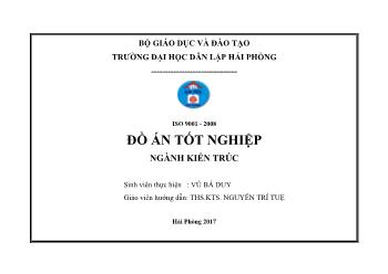 Đồ án Kiến trúc: Bệnh viện nhi Hải Phòng