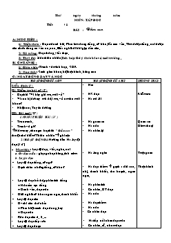 Giáo án các môn khối 1 - Tuần 28