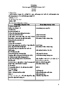 Giáo án các môn khối lớp 1 - Tuần học 6