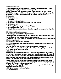 Giáo án mầm non lớp chồi - Khám phá khoa học