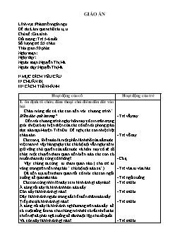 Giáo án mầm non lớp lá - Lĩnh vực: Phát triển ngôn ngữ - Đề tài: Làm quen chữ cái u, ư - Chủ đề: Gia đình