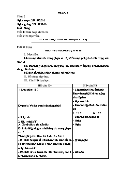 Giáo án tổng hợp các môn khối 1 - Tuần 16