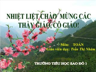 Bài giảng Toán 2: Luyện tập