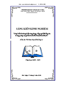 Đề tài Sáng kiến kinh nghiệm ứng dụng công nghệ thông tin trong giảng dạy phân môn Mĩ Thuật Đan Mạch