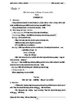 Giáo án các môn học lớp 3 (buổi chiều) - Tuần 5