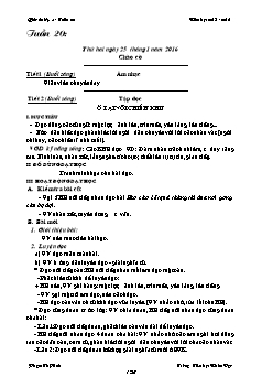 Giáo án các môn học lớp 3 - Trường Tiểu học Nhân Đạo - Tuần 20