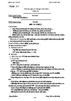 Giáo án các môn học lớp 3 - Trường Tiểu học Nhân Đạo - Tuần 21