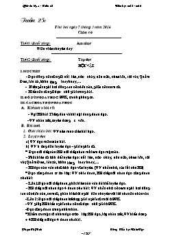 Giáo án các môn học lớp 3 - Trường Tiểu học Nhân Đạo - Tuần 25