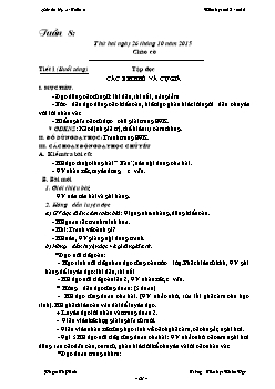 Giáo án các môn học lớp 3 - Trường Tiểu học Nhân Đạo - Tuần 8