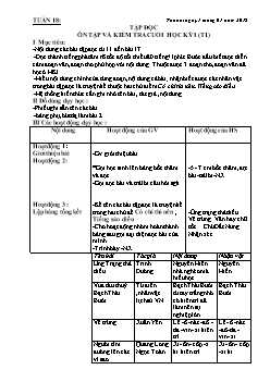 Giáo án các môn khối 4 - Tuần 18