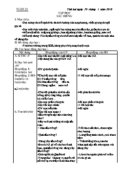 Giáo án các môn khối 4 - Tuần 22