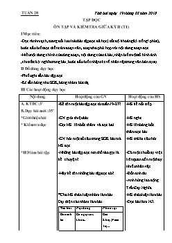 Giáo án các môn khối 4 - Tuần 28