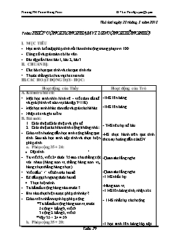 Giáo án các môn lớp 1 - Tuần 29 (buổi sáng) - Trường TH Phạm Hồng Thái