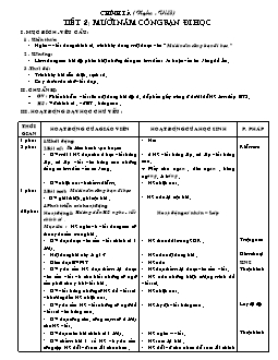 Giáo án Chính tả 4 (nghe - viết) tiết 2: Mười năm cõng bạn đi học