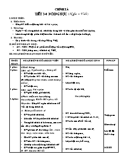 Giáo án Chính tả 4 tiết 34: Nói ngược (nghe – viết)