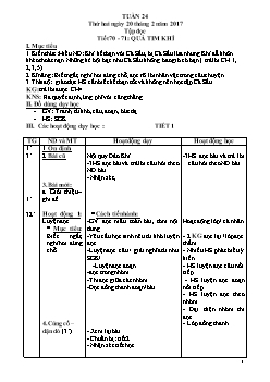 Giáo án dạy Lớp 2 - Tuần 24