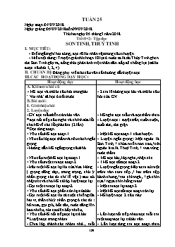 Giáo án dạy Lớp 2 - Tuần 25