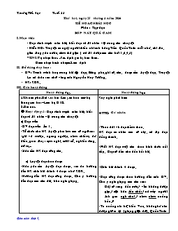 Giáo án dạy Lớp 2 - Tuần 33