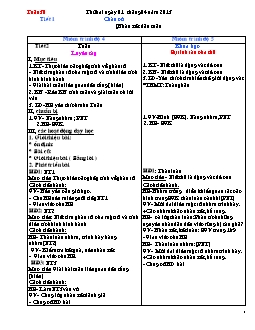 Giáo án Ghép lớp 4 + 5 Tuần 30