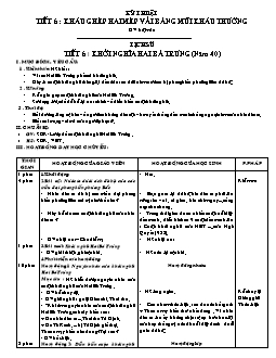 Giáo án Lịch sử 4 tiết 6: Khởi nghĩa Hai Bà Trưng (năm 40)