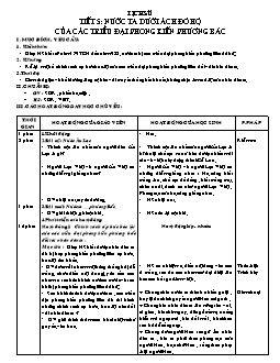 Giáo án Lịch sử + Địa lí 4 tuần 5