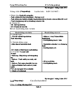 Giáo án lớp 1, tuần 26 - Môn Tiếng Việt - Trường TH Phạm Hồng Thái