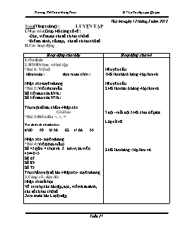 Giáo án lớp 1, tuần 27 - Môn Tiếng Việt - Trường TH Phạm Hồng Thái