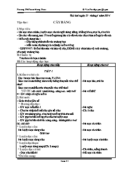 Giáo án lớp 1, tuần 33 - Môn Tập đọc