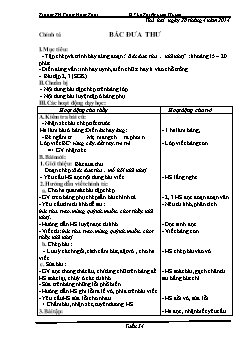 Giáo án lớp 1, tuần 34 - Môn Chính tả - Bài: Bác đưa thư + Bài: Chia quà