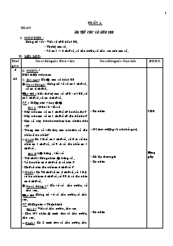 Giáo án Lớp 2 Tuần 01