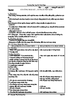 Giáo án Lớp 2 Tuần 1 - Trường Tiểu học Tô Vĩnh Diện