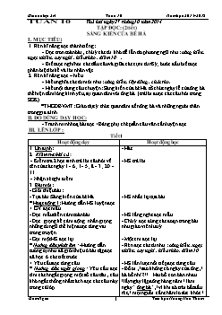 Giáo án Lớp 2 Tuần 10 - Tiểu học Hoàng Hoa Thám