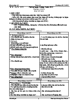 Giáo án Lớp 2 Tuần 23 - Tiểu học Hoàng Hoa Thám