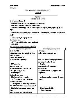 Giáo án Lớp 2 Tuần 5 - Trường tiểu học Đa Mai