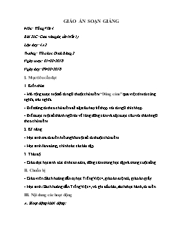 Giáo án lớp 4 môn Luyện từ và câu - Bài 26: Gan vàng dạ sắt (tiết 1)