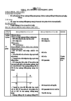 Giáo án lớp 4 môn Toán - Học kì II