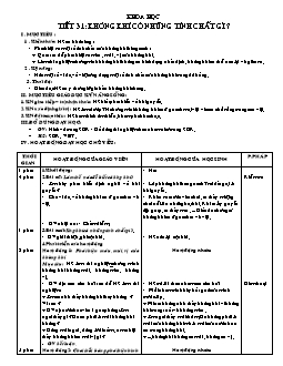 Giáo án lớp 4 tuần 16 môn Khoa học - Tiết 31: Không khí có những tính chất gì