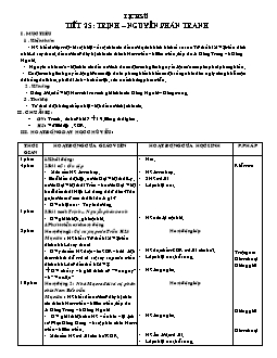 Giáo án lớp 4 tuần 25 môn Lịch sử - Tiết 25: Trịnh – Nguyễn phân tranh