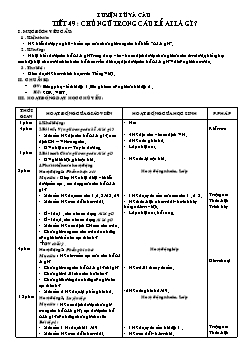 Giáo án lớp 4 tuần 25 môn Luyện từ và câu - Tiết 49: Chủ ngữ trong câu kể ai là gì