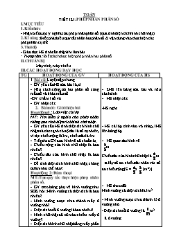 Giáo án Lớp 4 Tuần 25