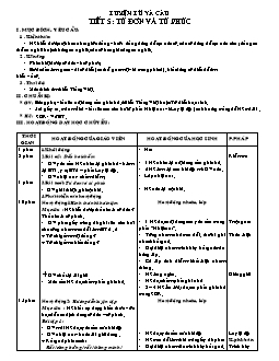 Giáo án lớp 4 tuần 3 môn Luyện từ và câu - Tiết 5: Từ đơn và từ phức