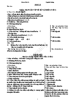 Giáo án Lớp 4 Tuần 32 - GV: Nguyễn Văn Sung